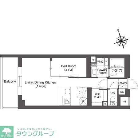 ルーウェ東大泉の物件間取画像